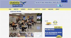 Desktop Screenshot of grandviewchristianschool.com
